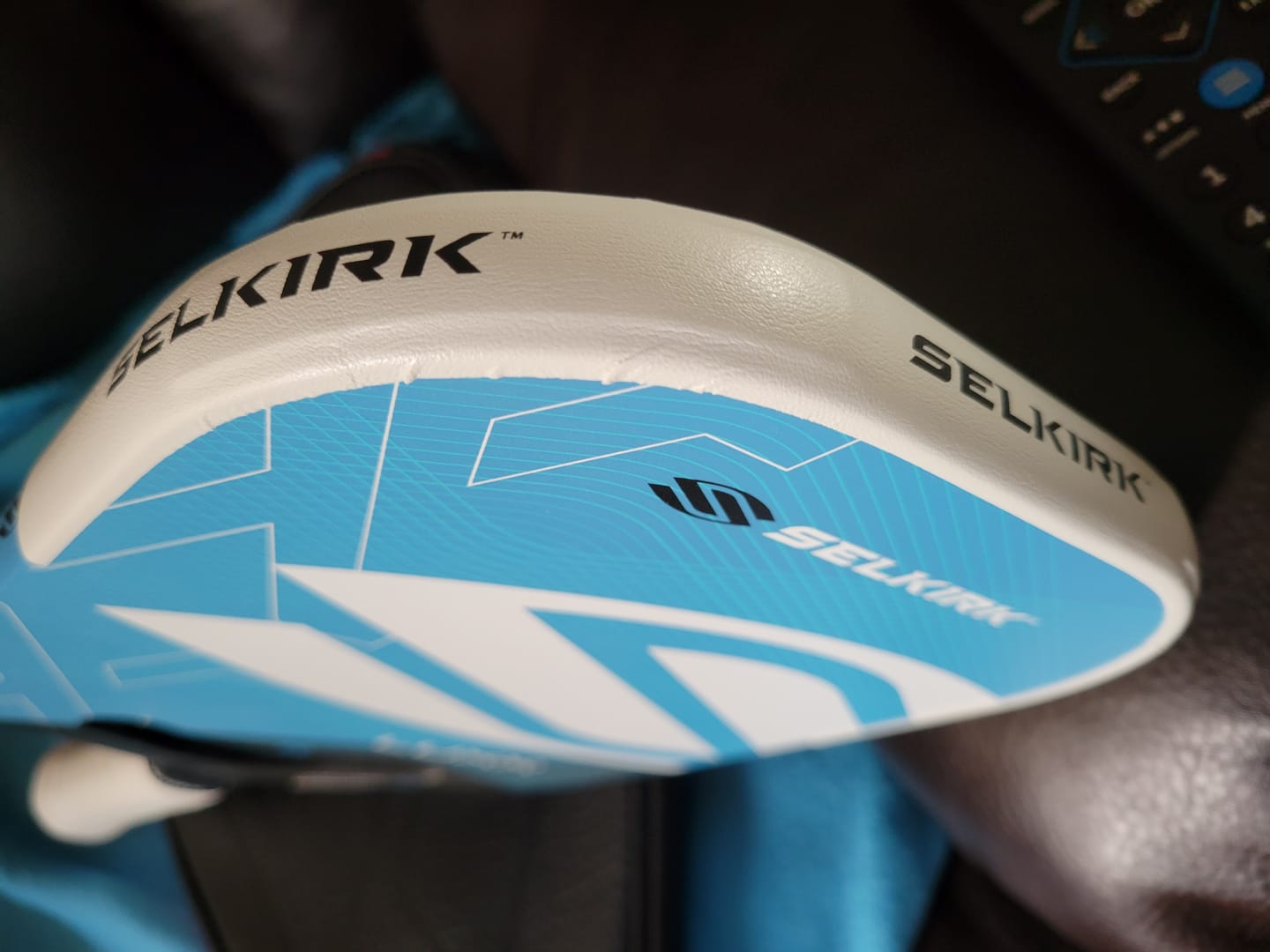 Customer photo review of Selkirk Protective Edge Pickleball Paddle Tape