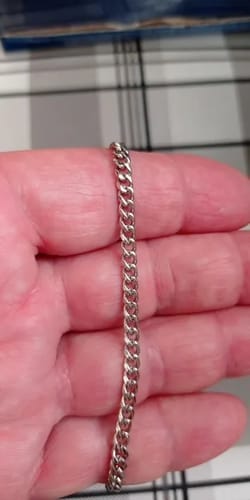 Customer photo review of Cuban Bracelet (Silver) 3MM