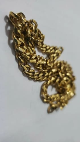Customer photo review of Cuban Chain (Gold) 5MM