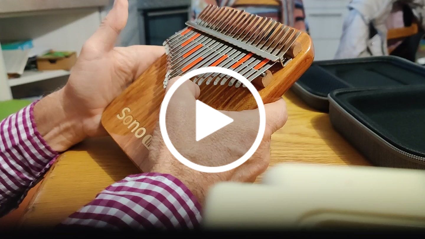 Customer video review of Sonodrum Kalimba - Sonolimba - Afrikanisches Korallenholz