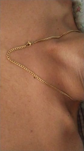 Customer photo review of Cuban Chain (Gold) 3MM