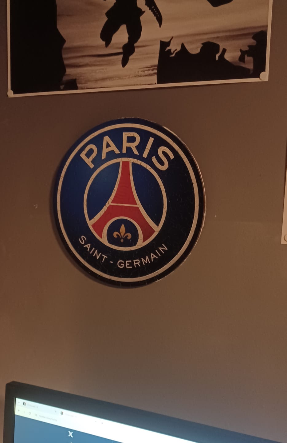 Customer photo review of Logo PSG FC® - Puzzle Officiel en Bois