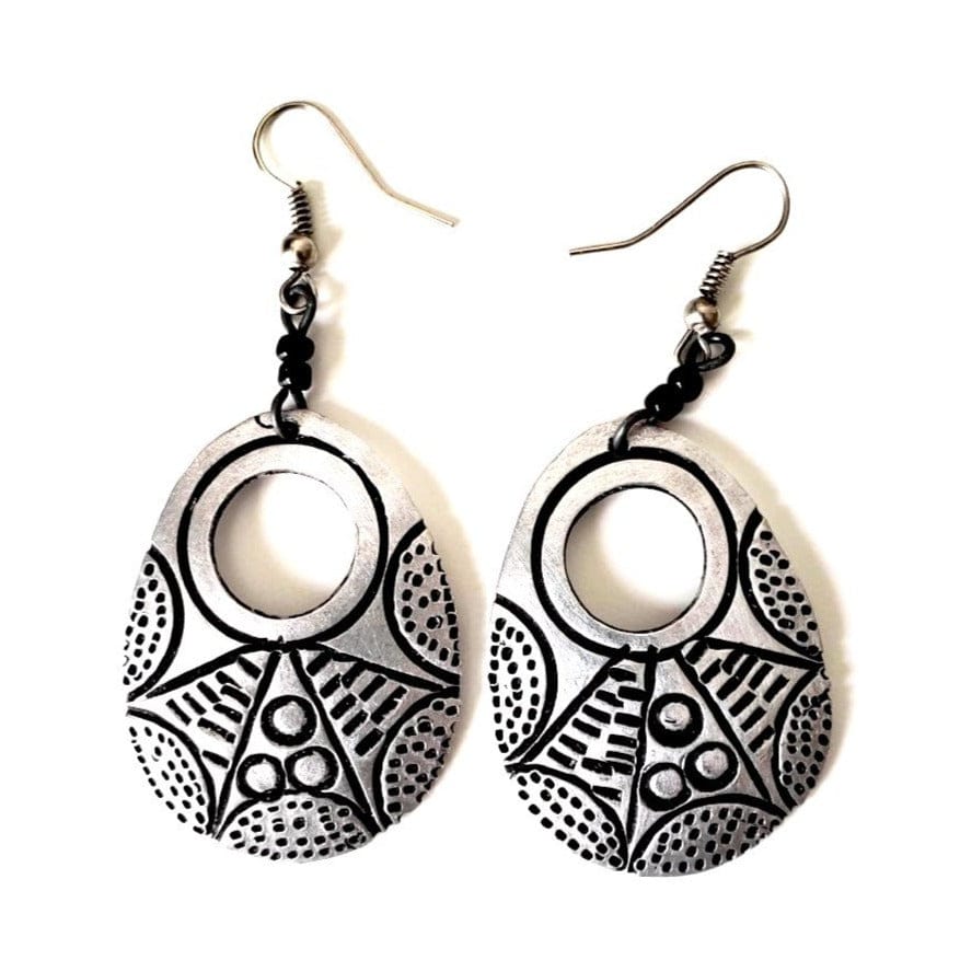 Customer photo review of Ukweli African Earrings