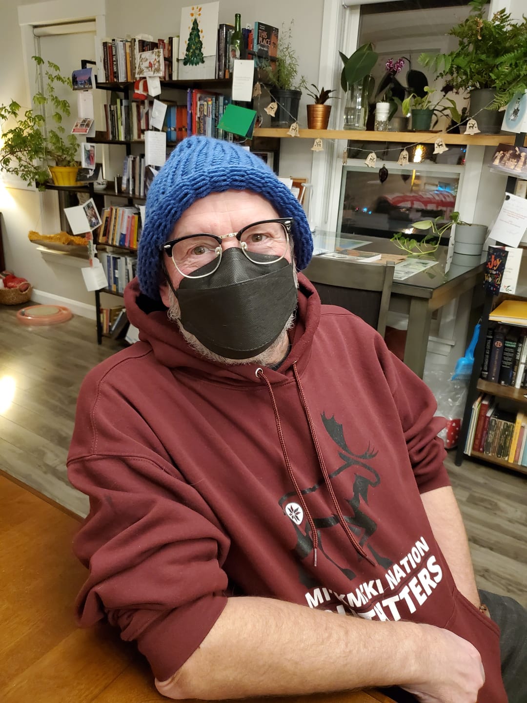Customer photo review of N95 Respirator Face Mask Made in Canada (Large)