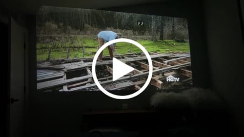 Customer video review of Full HD Mini Portable Projector