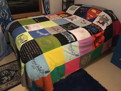 Customer photo review of Classic T-Shirt Blanket