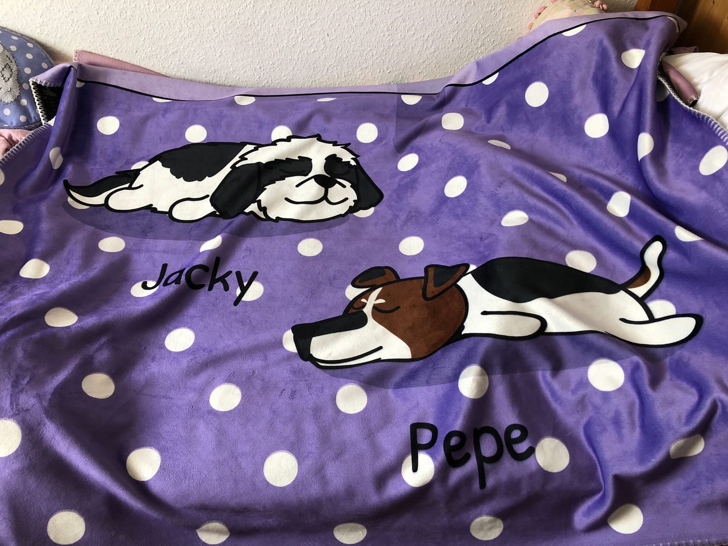 Customer photo review of Kuschelzeit mit Fellnasen Single - Individuelle Decke