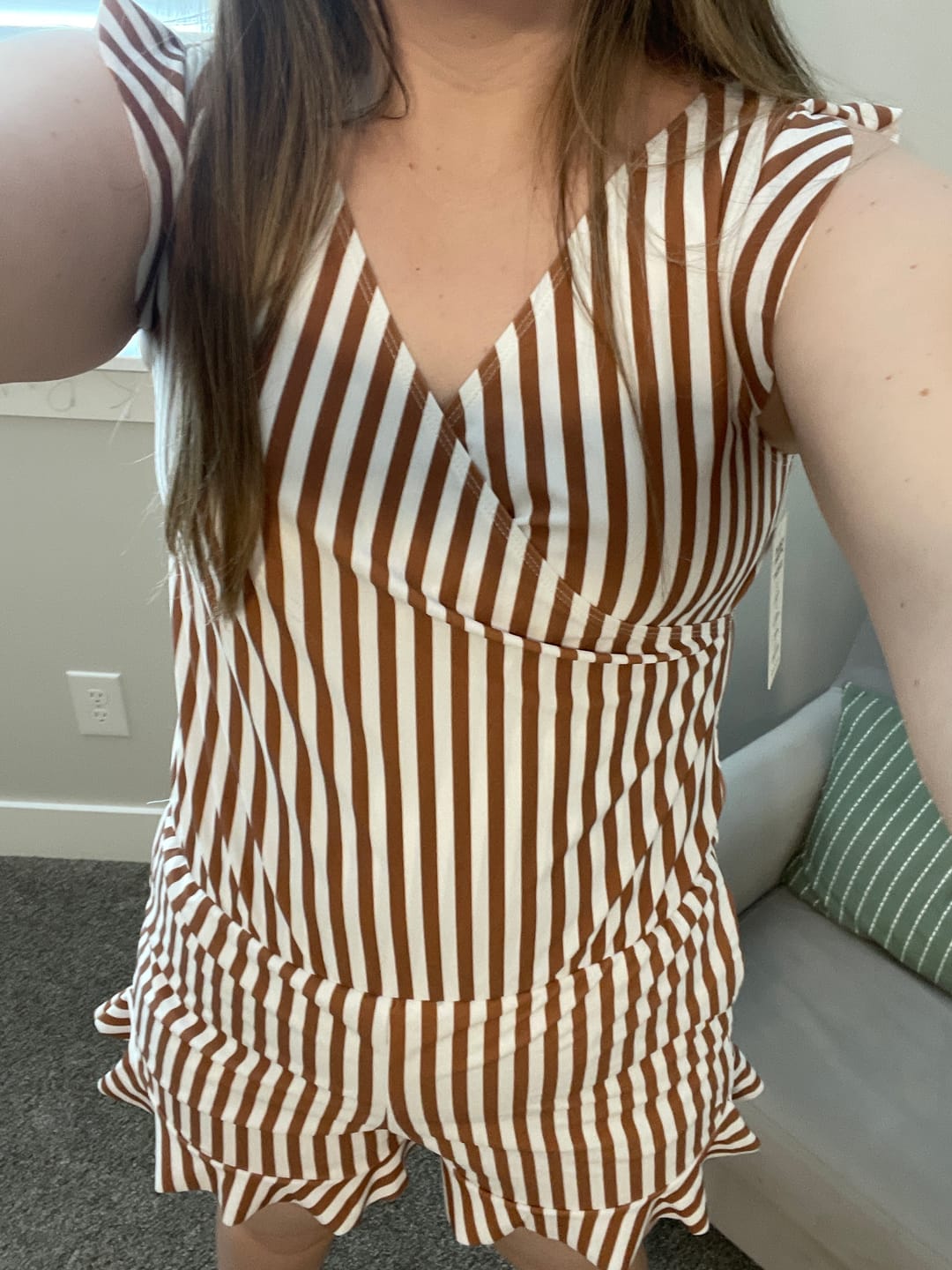 Customer photo review of ginger swim romper