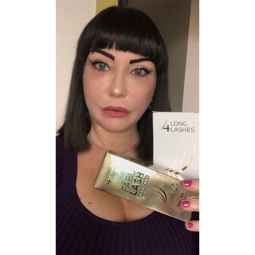 Customer photo review of GIFT SET Siero Ricrescita Intensiva + Mascara
