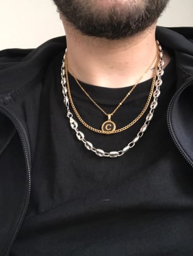 Customer photo review of Cuban Chain (Gold) 3MM
