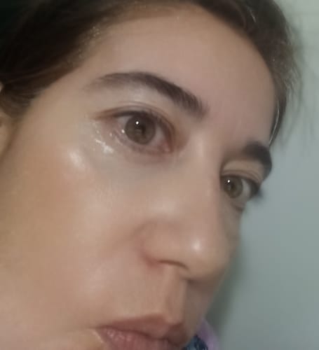 Customer photo review of KIT CONTORNOS DE OJOS DíA EFECTO FRÍO Y NOCHE CON CAFEÍNA
