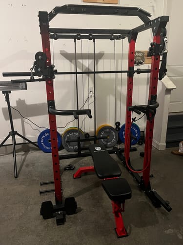 Customer photo review of Major Fitness PLM03 All-In-One Home Gym Power Rack