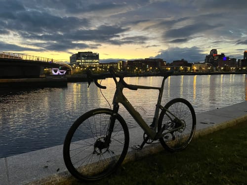 Customer photo review of Carbon Fiber Bicycle Saddle - 3D Printed Seat Cushion - Ultralight - Hollow Comfortable Breathable