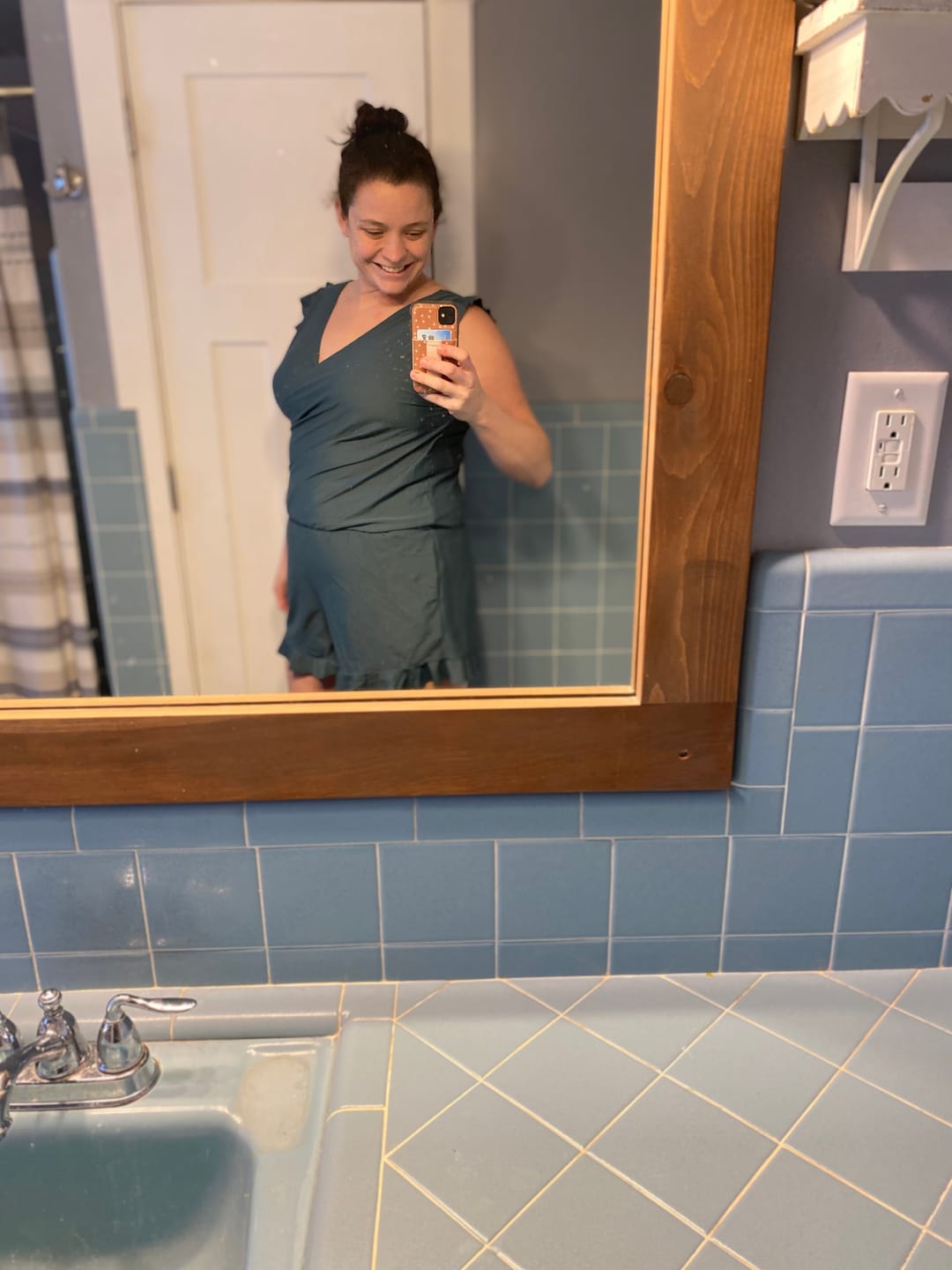 Customer photo review of ginger swim romper