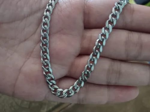 Customer photo review of Cuban Chain (Silver) 5MM