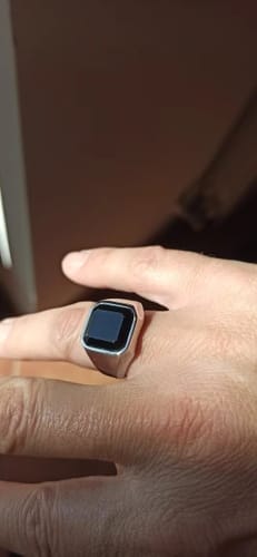 Customer photo review of Royal Signet Ring (Silver)