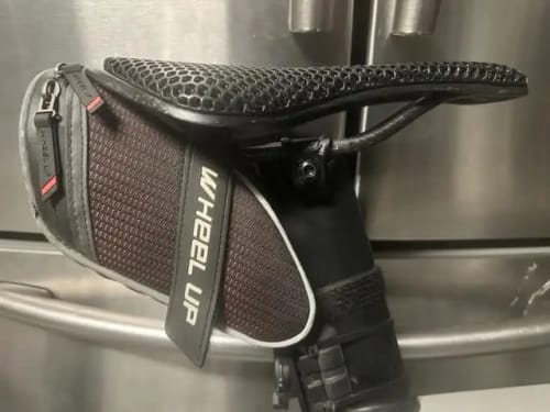Customer photo review of Carbon Fiber Bicycle Saddle - 3D Printed Seat Cushion - Ultralight - Hollow Comfortable Breathable