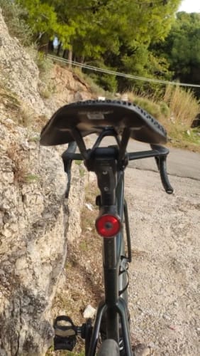 Customer photo review of Carbon Fiber Bicycle Saddle - 3D Printed Seat Cushion - Ultralight - Hollow Comfortable Breathable