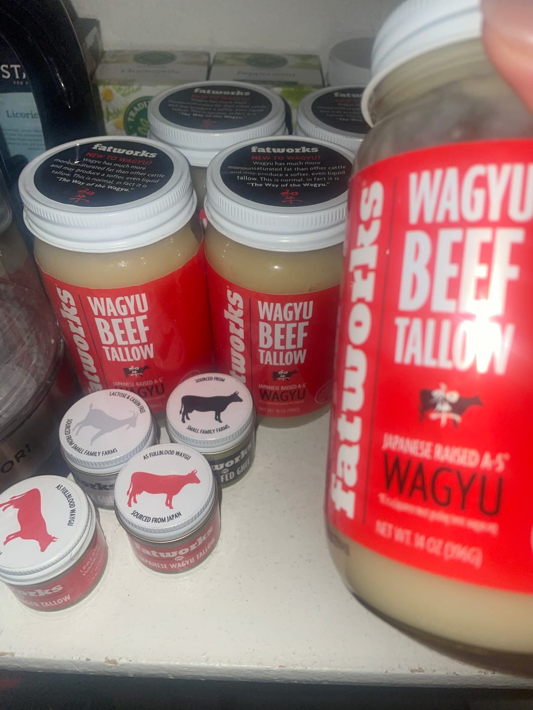 Customer photo review of Japanese Wagyu Tallow 14 OZ