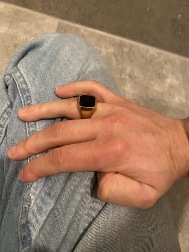 Customer photo review of Royal Signet Ring (Gold)