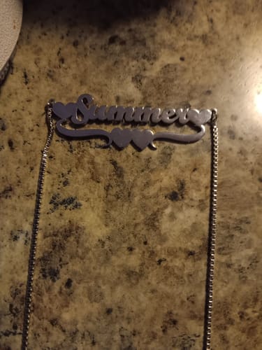 Customer photo review of Lovely Necklaces