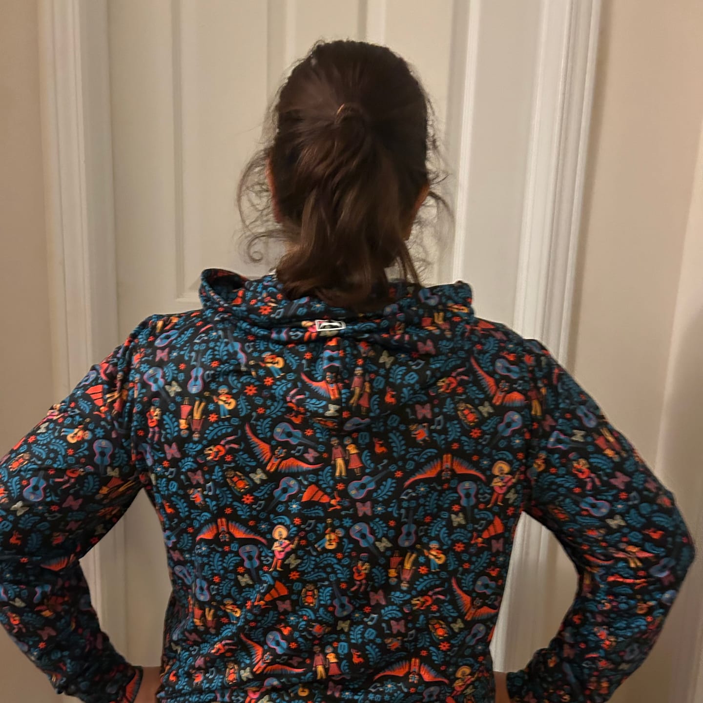 Customer photo review of Disney and Pixar Coco "Music In Me" – Performance Hoodie