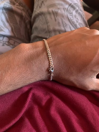 Customer photo review of Cuban Bracelet (Silver) 3MM