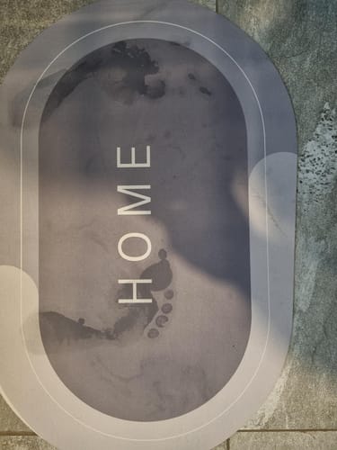 Customer photo review of Super Absorbent Quick Dry Bath Mat