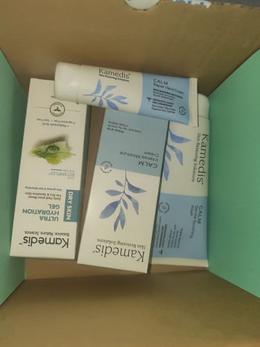 Customer photo review of ערכה טיפולית לעור אטופי ויבש | CALM KIT