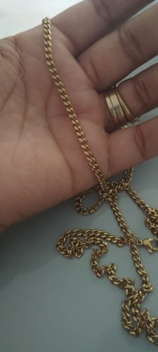 Customer photo review of Cuban Chain (Gold) 5MM