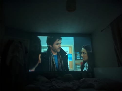 Customer photo review of Full HD Mini Portable Projector