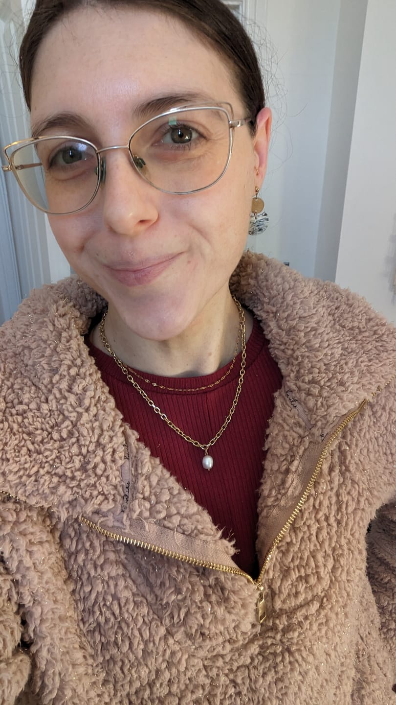 Customer photo review of Dainty Necklace