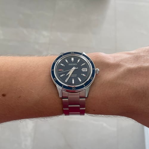 Customer photo review of Seiko Presage Men's 40.8mm Stainless Steel Automatic Watch SRPG05J