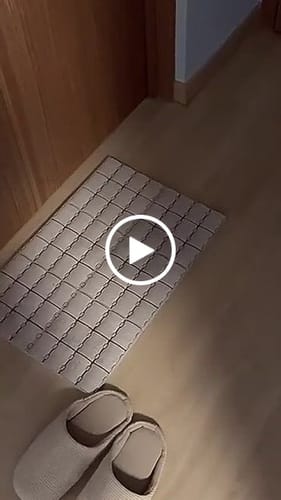 Customer video review of Diatomite Modular Bath Mat