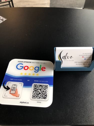 Customer photo review of Google Reviews - Plate