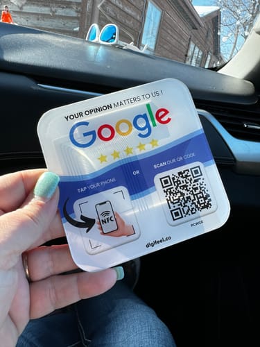 Customer photo review of Google Reviews - Plate