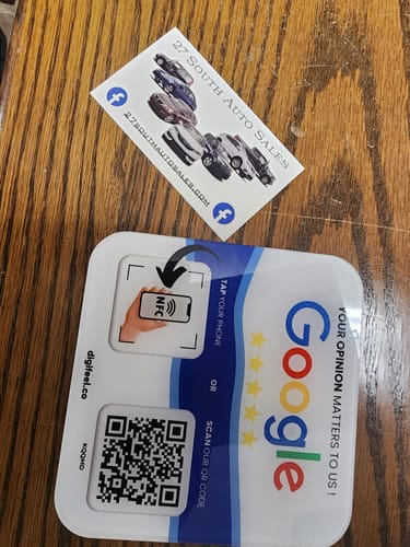 Customer photo review of Google Reviews - Plate
