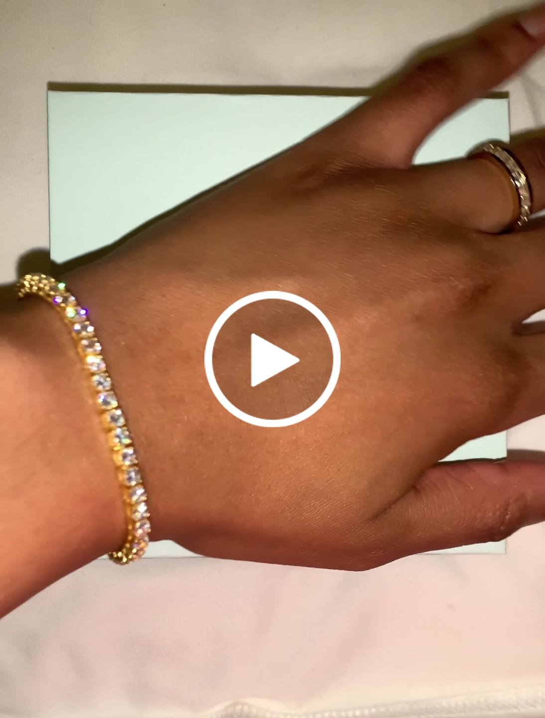 Customer video review of TENNISBOY BRACELET. - 3MM 18K GOLD