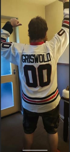 Customer photo review of Christmas Style 'Griswold' Hockey Jersey