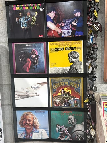 Customer photo review of 12" Vinyl Record Display Frame - LP Wall Storage