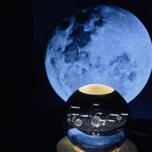 Customer photo review of Celestial Sphere Night Light