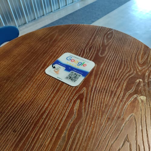 Customer photo review of Google Reviews - Plate