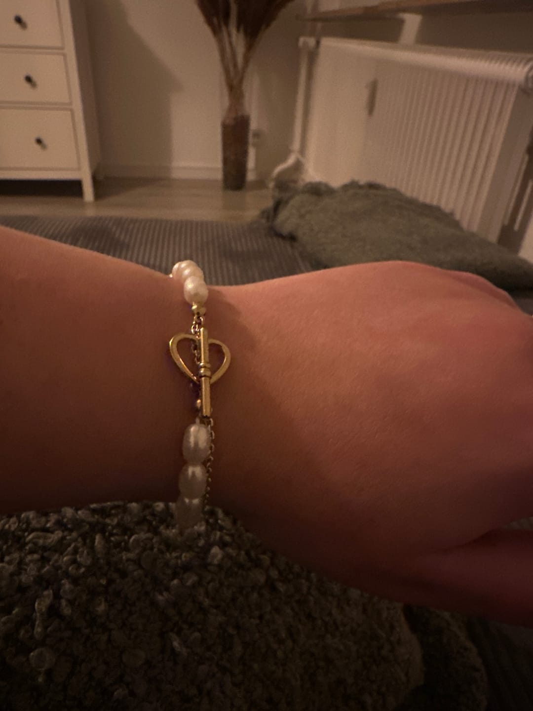 Customer photo review of Pearl Heart Armband | Süßwasserperlen