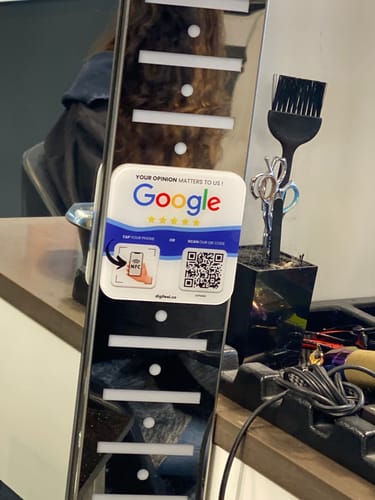 Customer photo review of Google Reviews - Plate