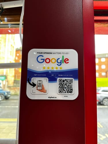 Customer photo review of Google Reviews - Plate