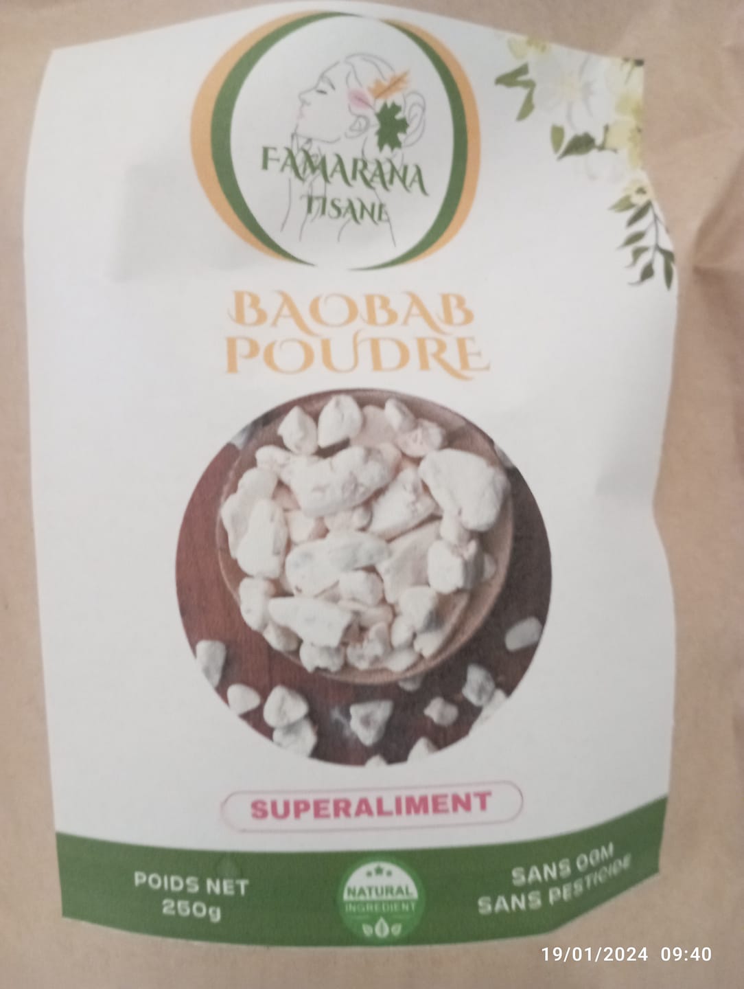 Customer photo review of POUDRE DE BAOBAB