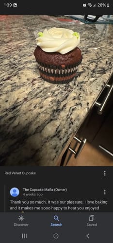 Customer photo review of Google Reviews - Plate