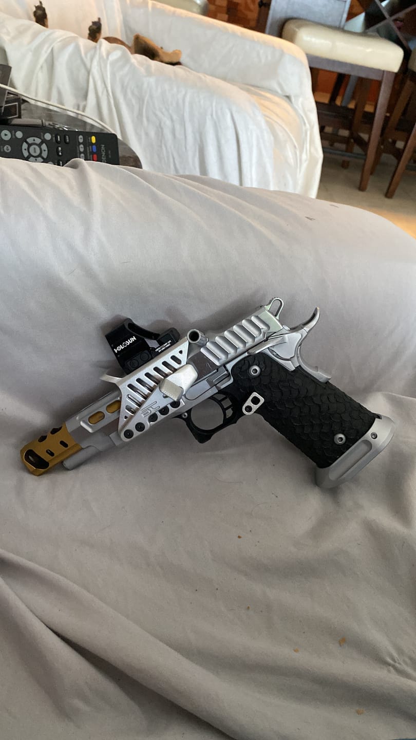 Customer photo review of 1911/STI 2011 Staccato | Adjustable Thumbrest