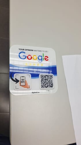 Customer photo review of Google Reviews - Plate