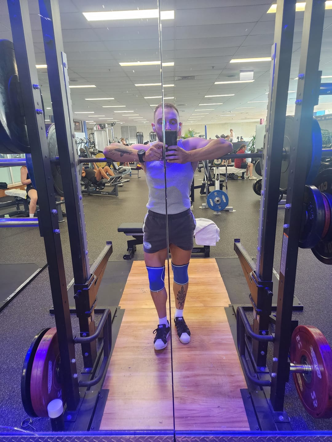 Customer photo review of Vintage Cotton Shorts - Faded Navy